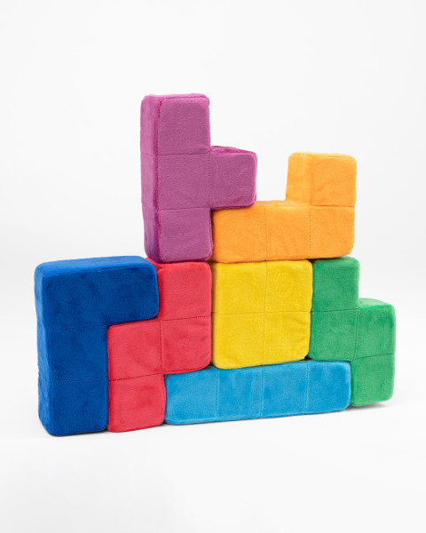 Tetris ''Tetris Blocks'' Stackable Plush Collectible Set