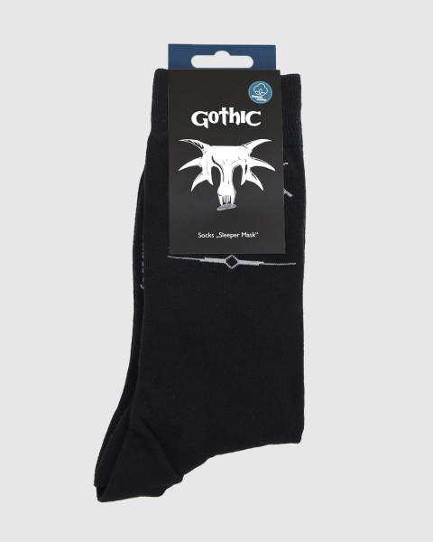 Gothic Regular Socks "Sleeper Mask"